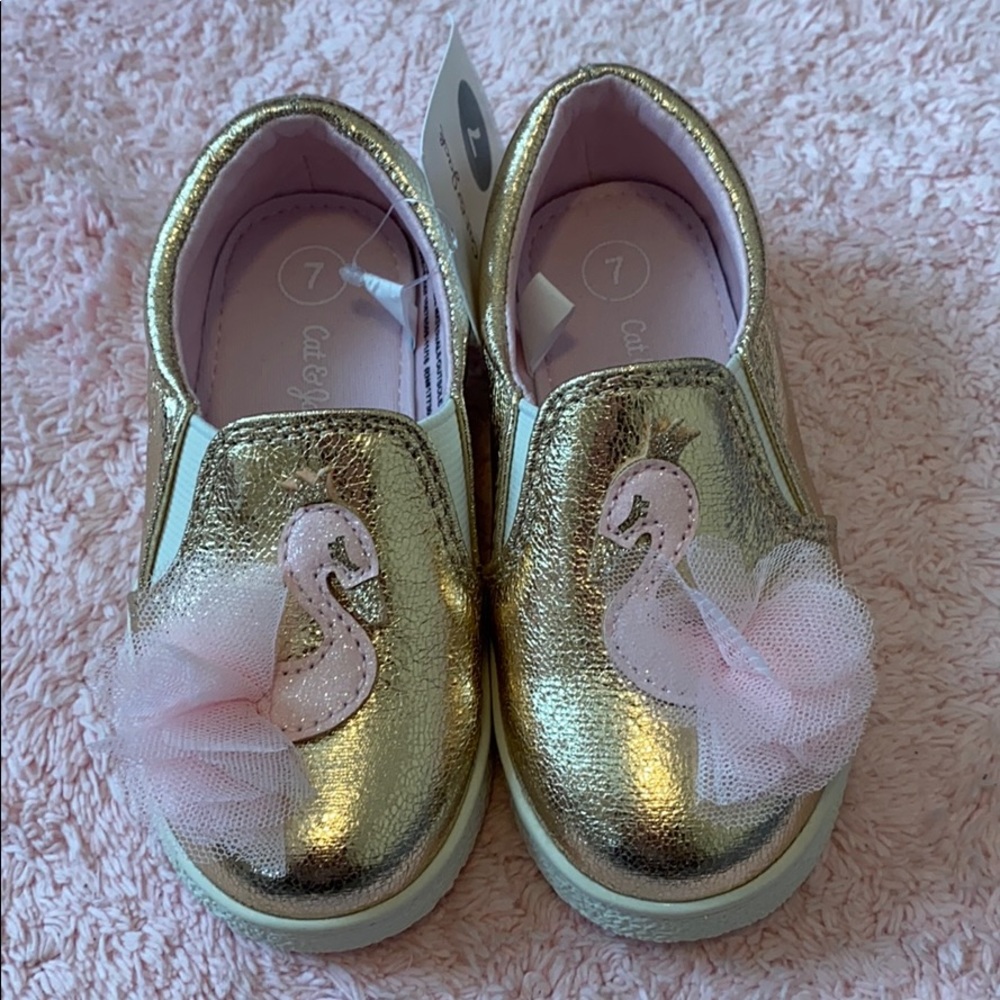 Flamingo 🦩 slip on shoes
